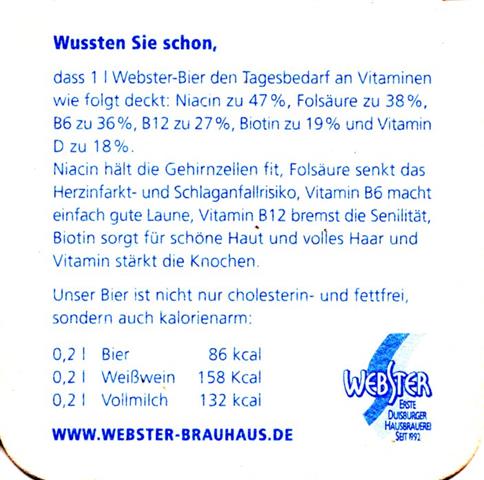 duisburg du-nw webster quad 4b (180-wussten sie schon-preisunterschied-blau)